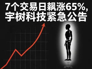 7个交易日飙涨65%，宇树科技紧急公告