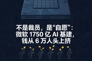 不是裁员，是“自愿”：微软 1750 亿 AI 基建，钱从 6 万人头上挤