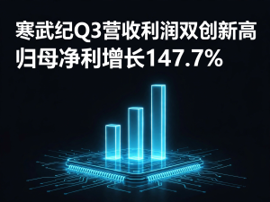 寒武纪Q3营收利润双创新高，归母净利增长147.7%