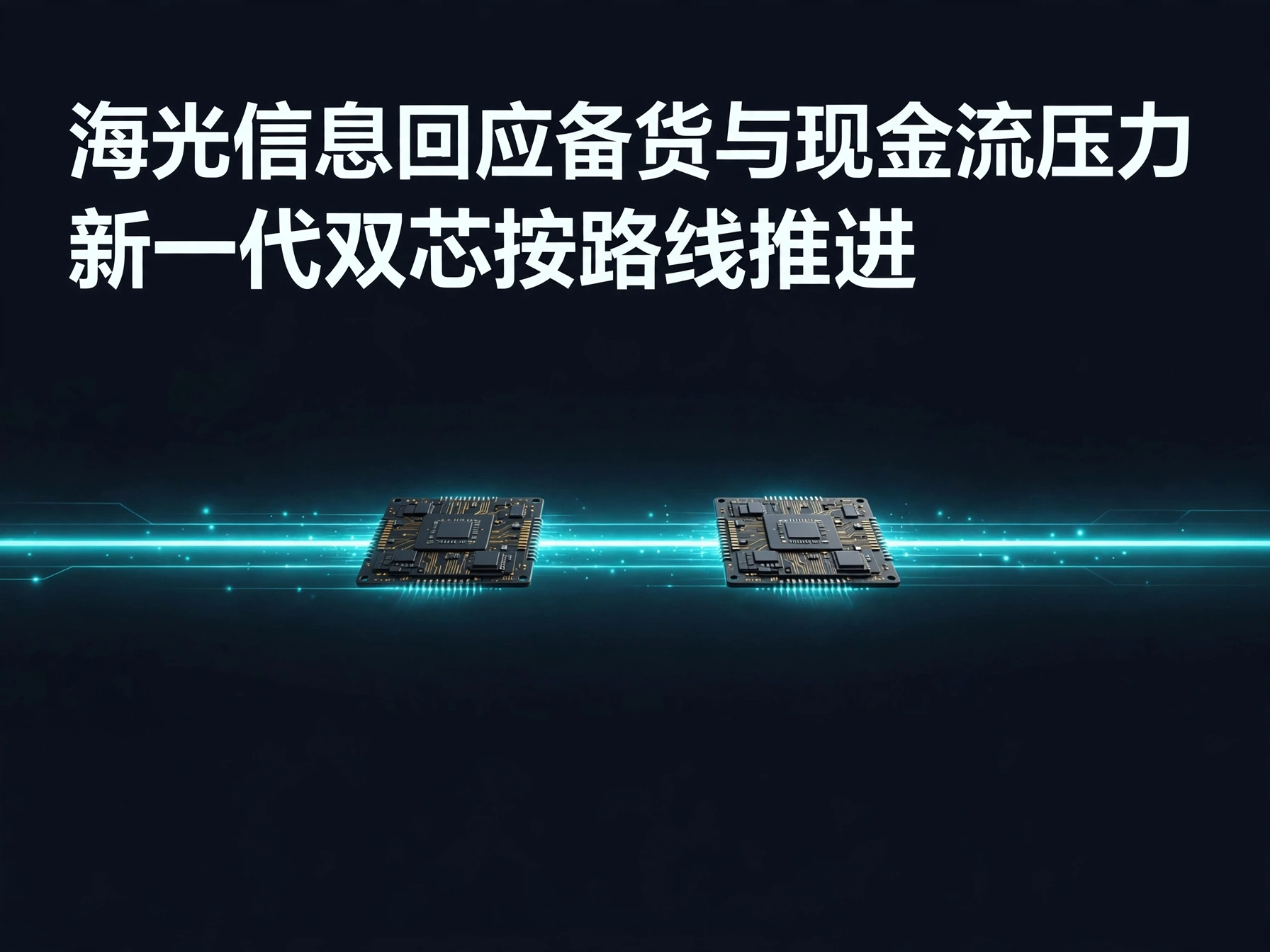 海光信息回应备货与现金流压力，新一代双芯按路线推进
