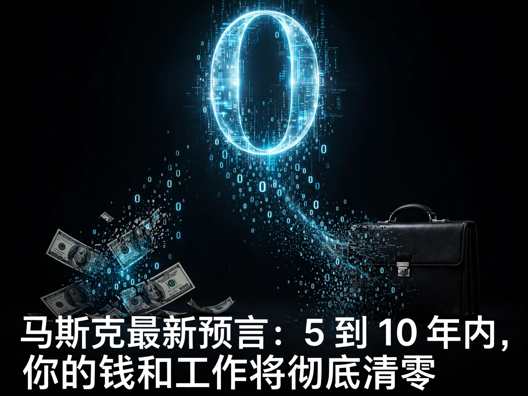 马斯克最新预言:5 到 10 年内,你的钱和工作将彻底清零